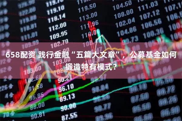 658配资 践行金融“五篇大文章”，公募基金如何锻造特有模式？