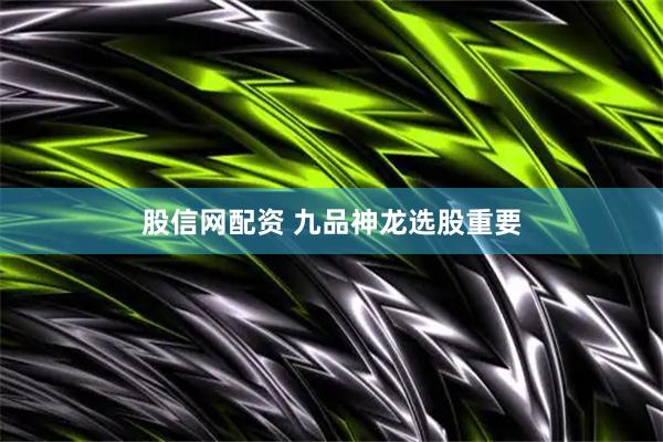 股信网配资 九品神龙选股重要